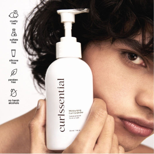 Curlssentials Gentle Clarifying Curl Shampoo 250ml and Moisturizing Curl Conditioner 225ml Bundle