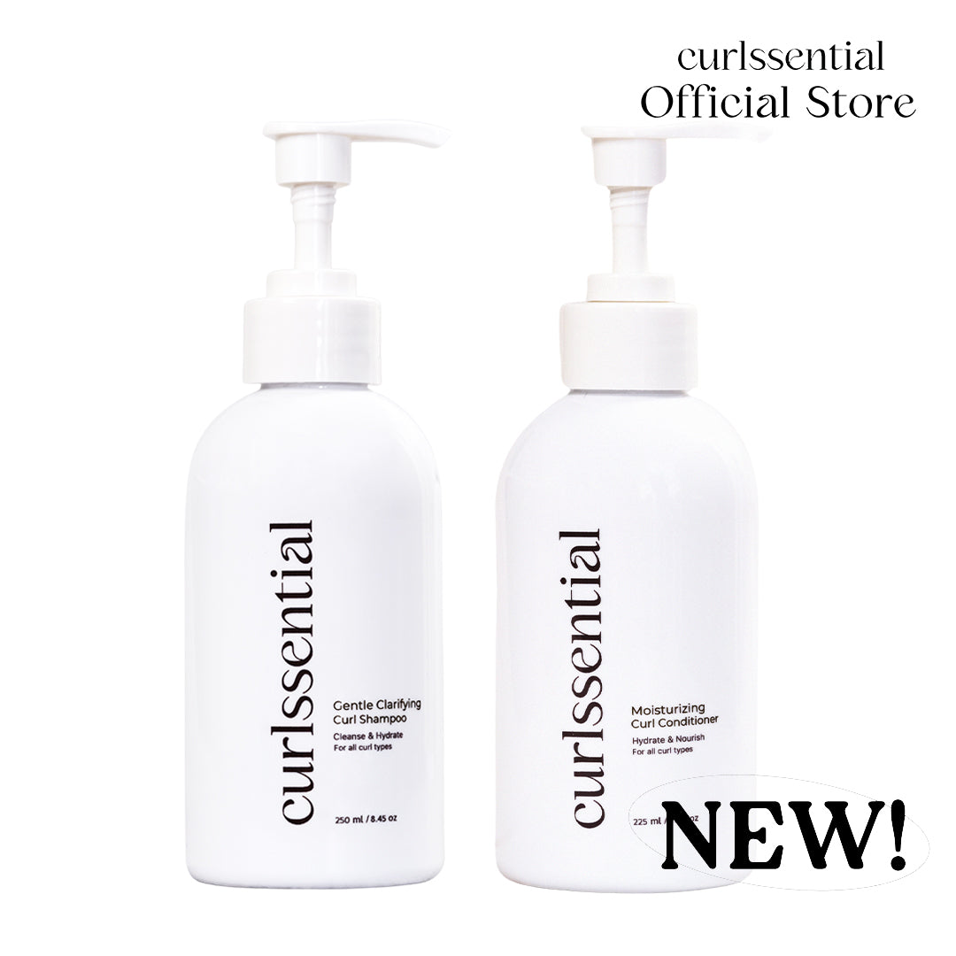 Curlssentials Gentle Clarifying Curl Shampoo 250ml and Moisturizing Curl Conditioner 225ml Bundle